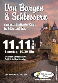 Von Burgen & Schlössern – eine musikalische Reise in Film und Ton