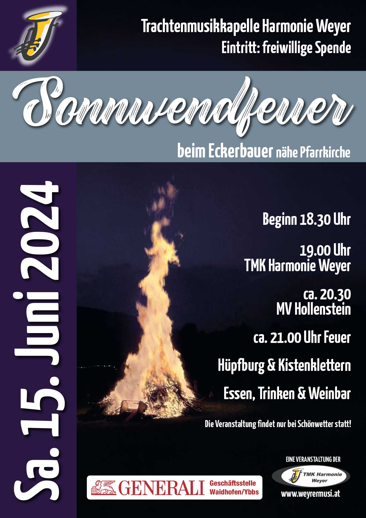 Sonnwendfeuer, 15. Juni 24